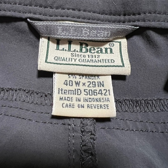 L.L. Bean Men’s Water Resistant Cresta Hiking Pants Size 40 X 29 UPF 50+ Outdoor - Picture 9 of 10